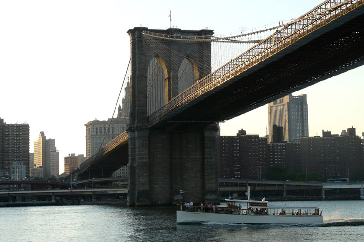 Foto del puente de Brooklyn en Nueva York